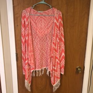 Large Maurices Hooded Cardigan